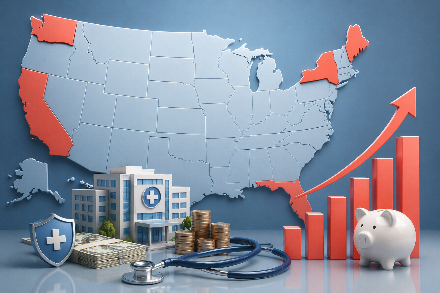 Top 5 Most Expensive States for Healthcare Costs