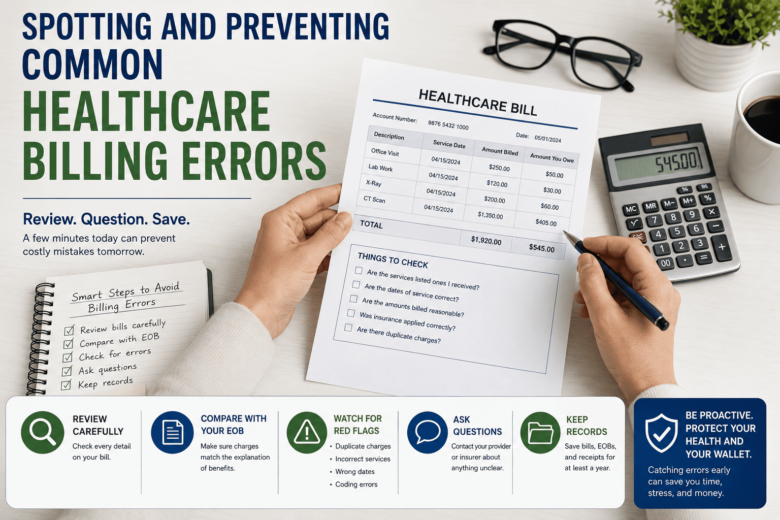Spotting and Preventing Common Healthcare Billing Errors