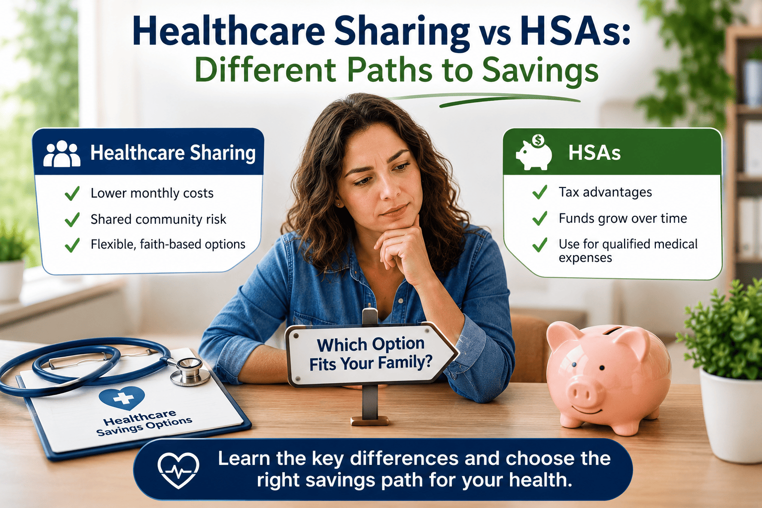Healthcare Sharing vs HSAs: Different Paths to Savings