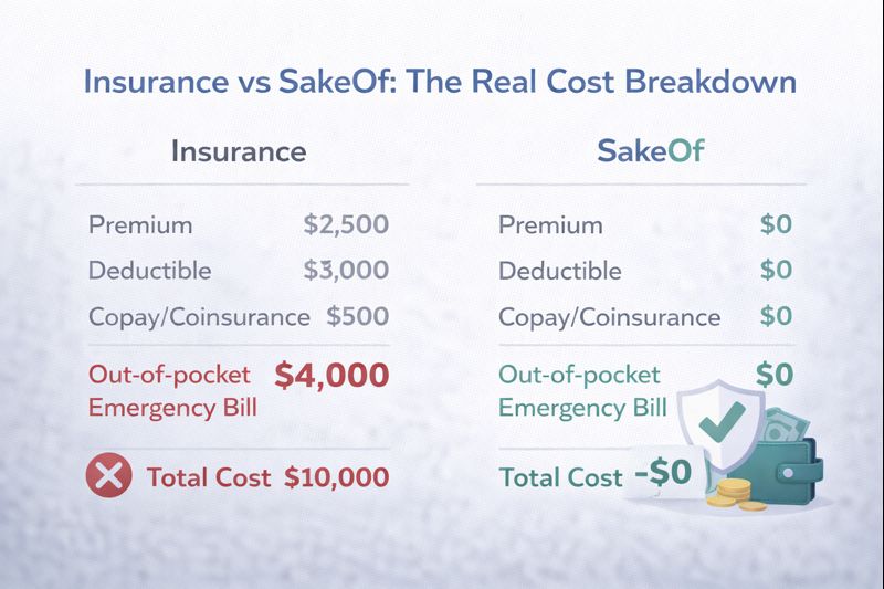 Insurance vs SakeOf: The Real Cost Breakdown