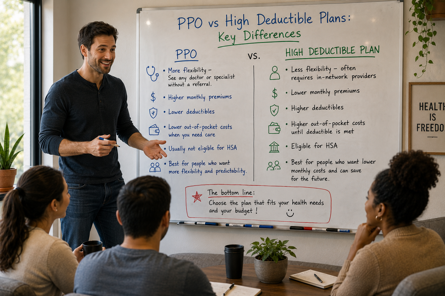 PPO vs High Deductible Plans: Key Differences